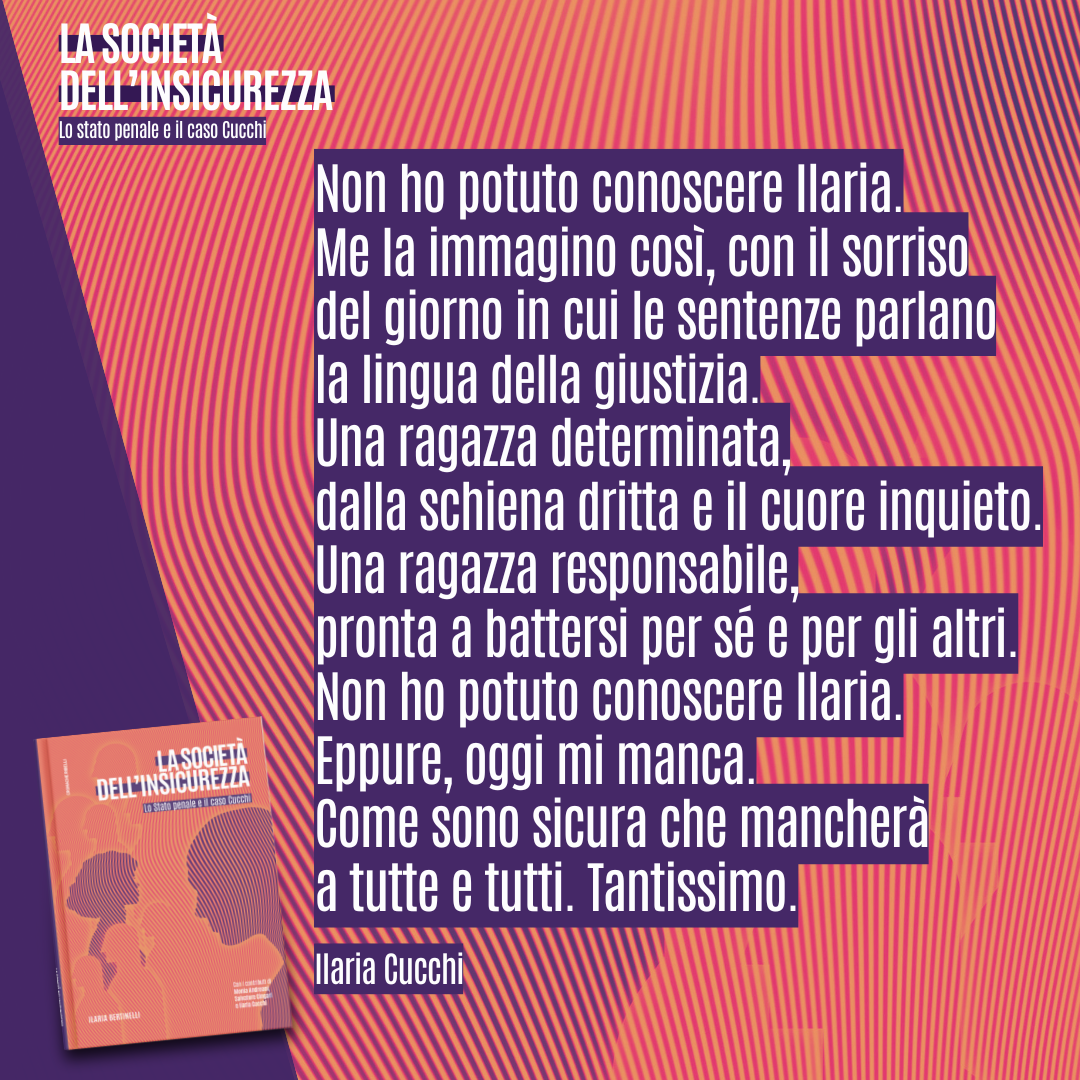 La società dell'insicurezza - Lo Stato penale e il caso Cucchi