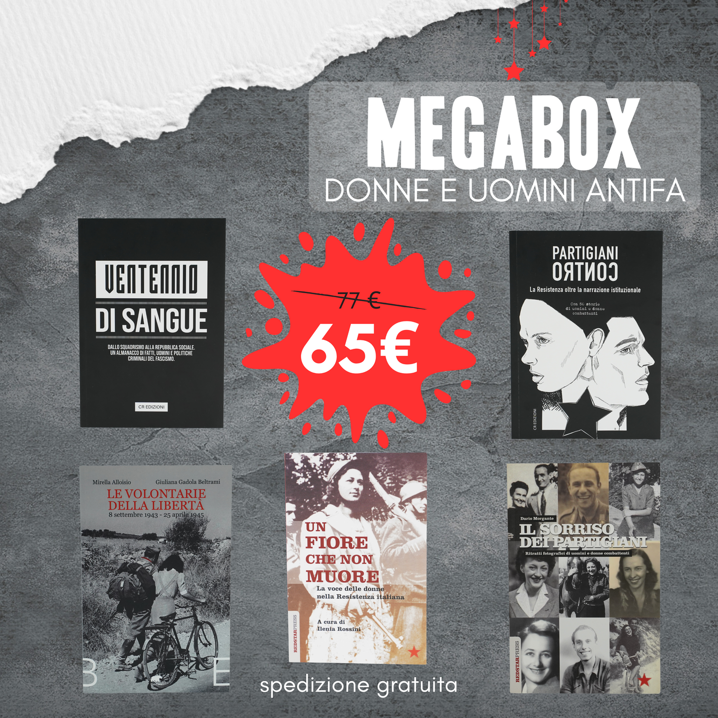 Megabox "Donne e uomini antifascisti"