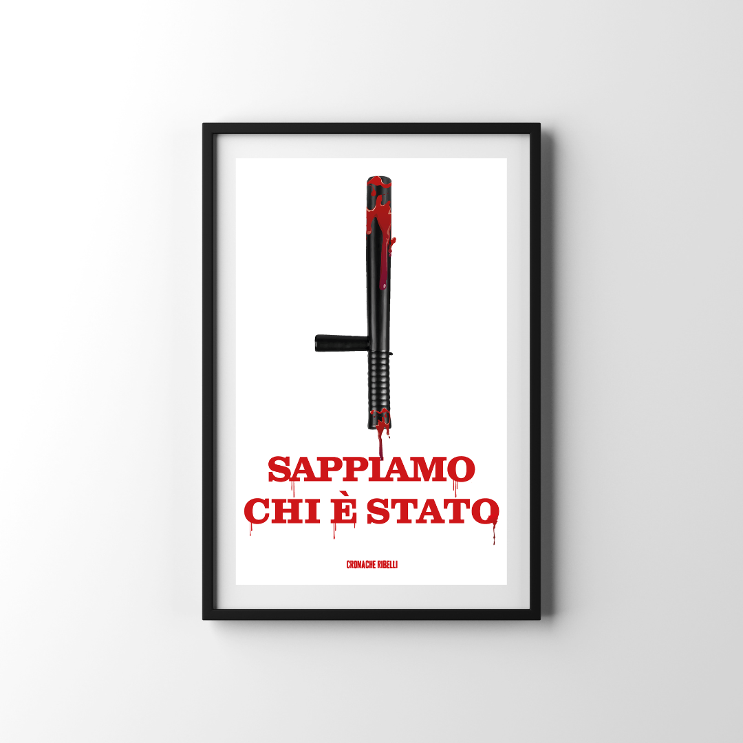 Poster "Sappiamo chi è Stato"