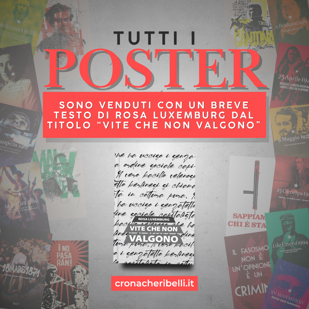 Poster lettere della Resistenza