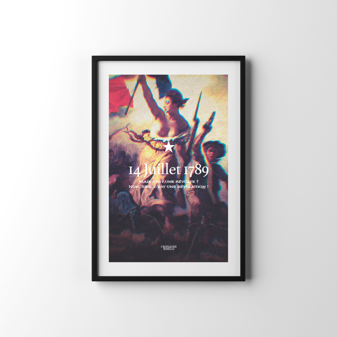 Poster 14 luglio 1789 - Rivoluzione francese