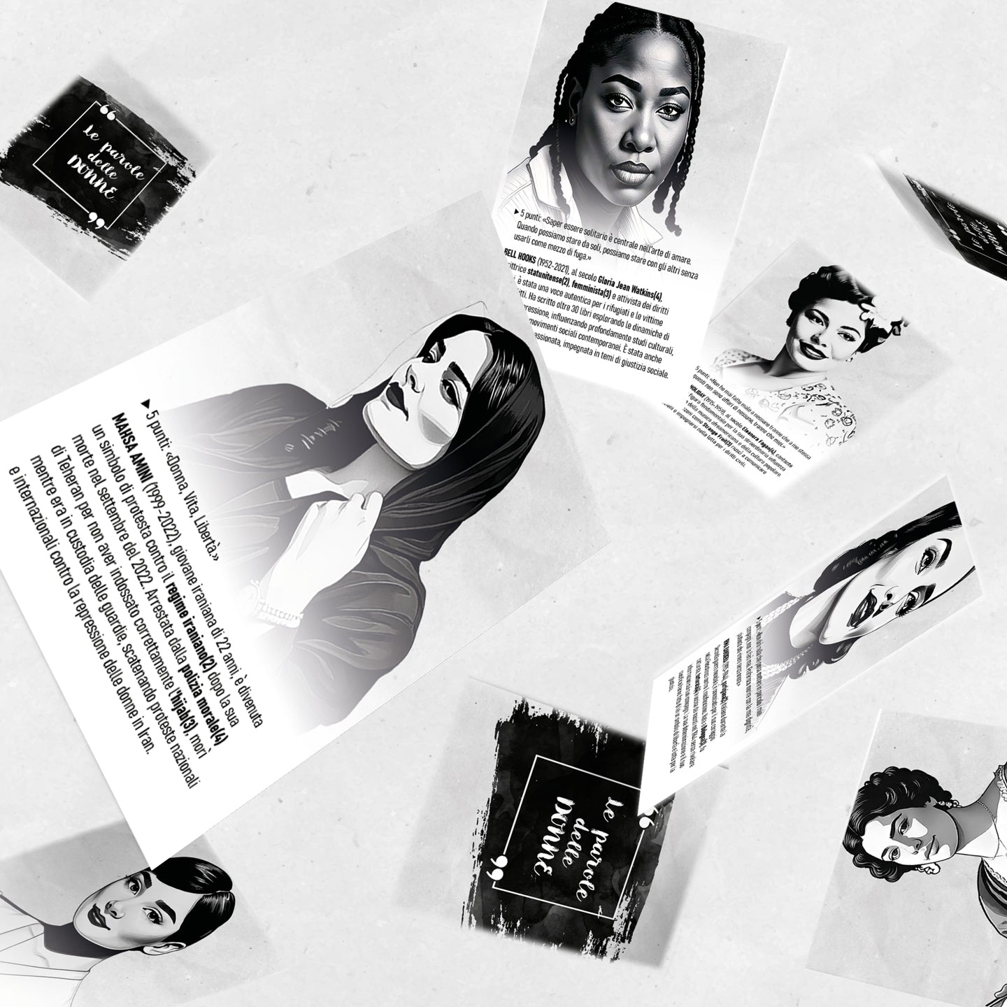 Le parole delle donne gioco da tavolo + Dichiarazione della donna e della cittadina