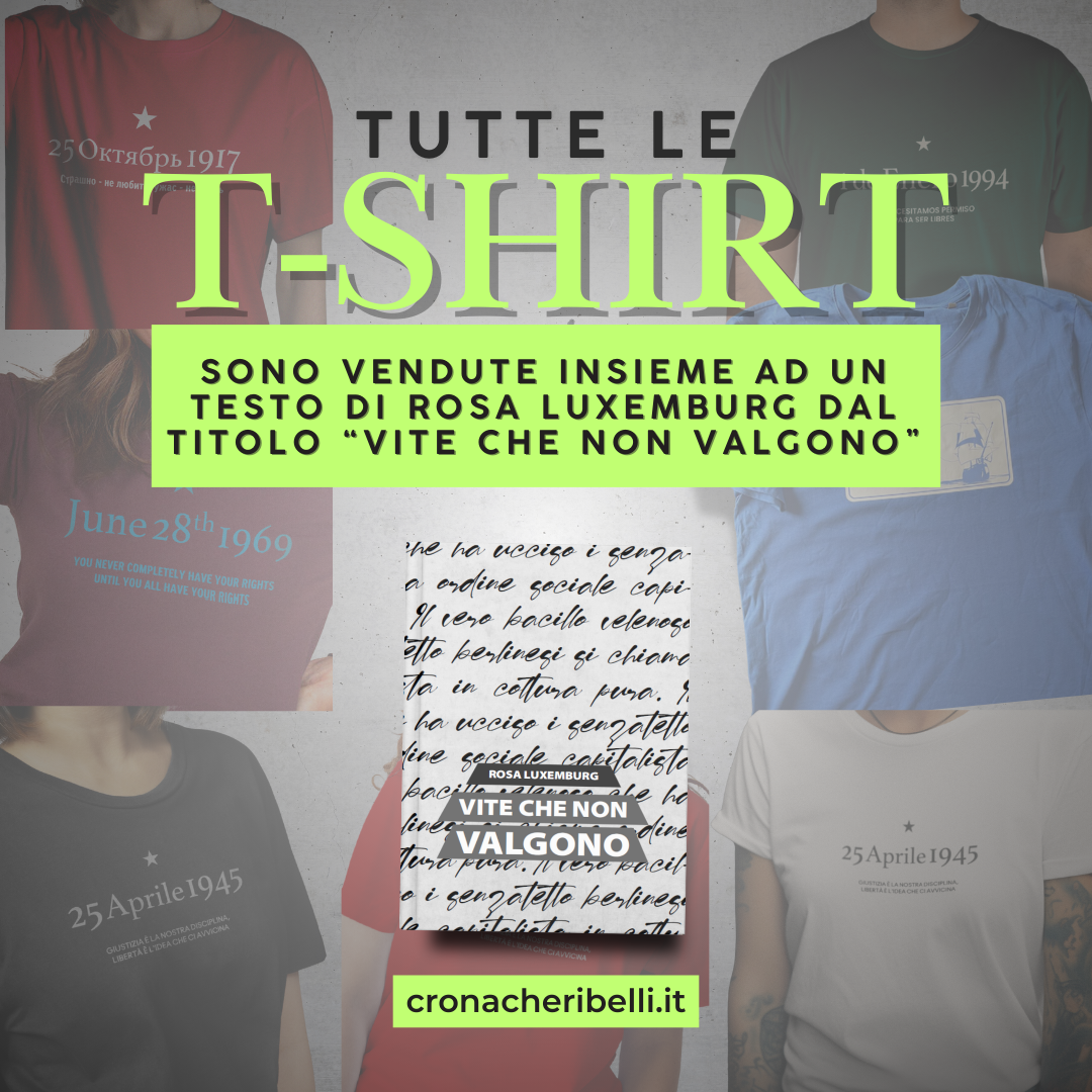 Maglietta 25 aprile - Giustizia è la nostra disciplina, Libertà è l'idea che ci avvicina
