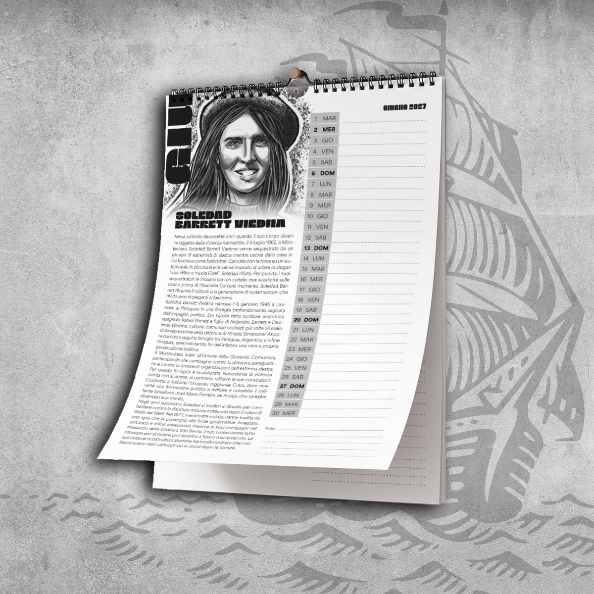 Agenda e calendario 2027 + Anatomia del fascismo e libro in omaggio