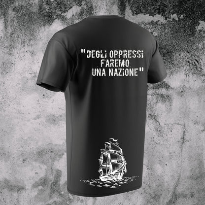 Maglietta "Degli oppressi faremo una nazione" + "Costruiremo il mondo che verrà"