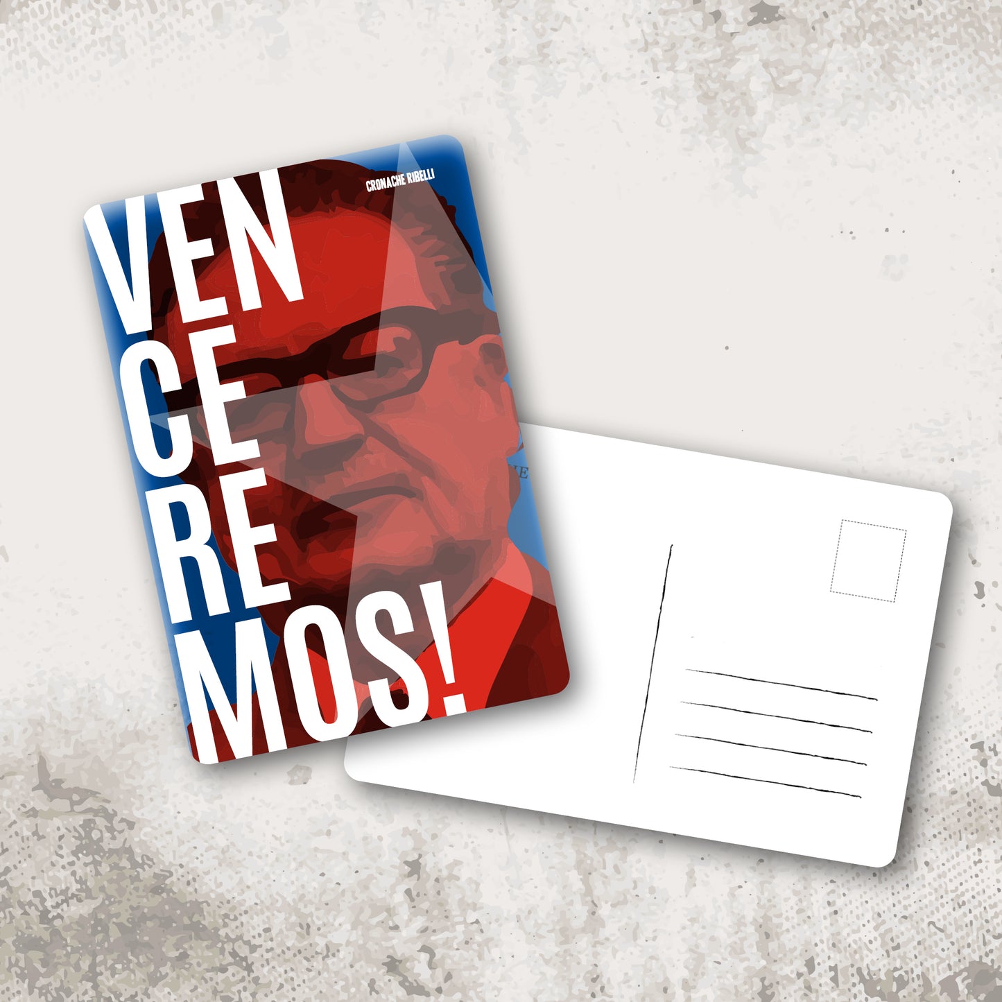 Cartolina "Venceremos"