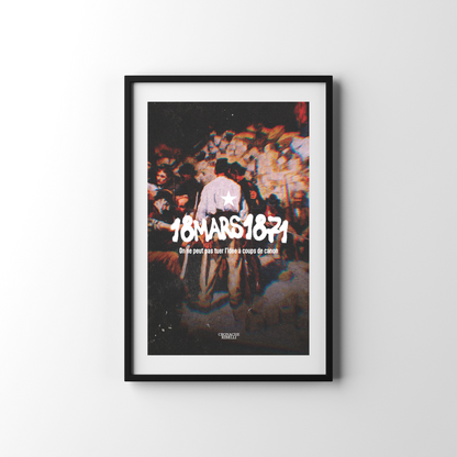 Poster 18 marzo 1871 - Comune di Parigi