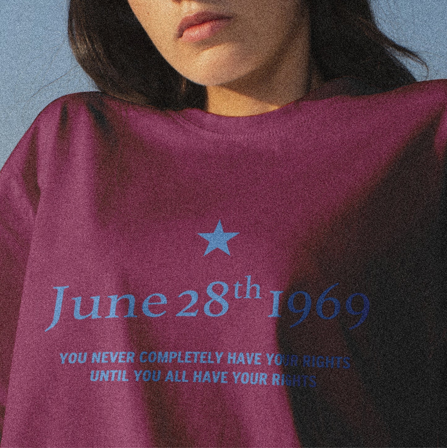 Maglietta 28 giugno - Moti di Stonewall - You never completely have your rights, until you all have your rights + Debs