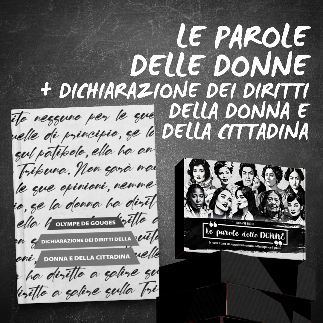 Le parole delle donne gioco da tavolo + Dichiarazione della donna e della cittadina