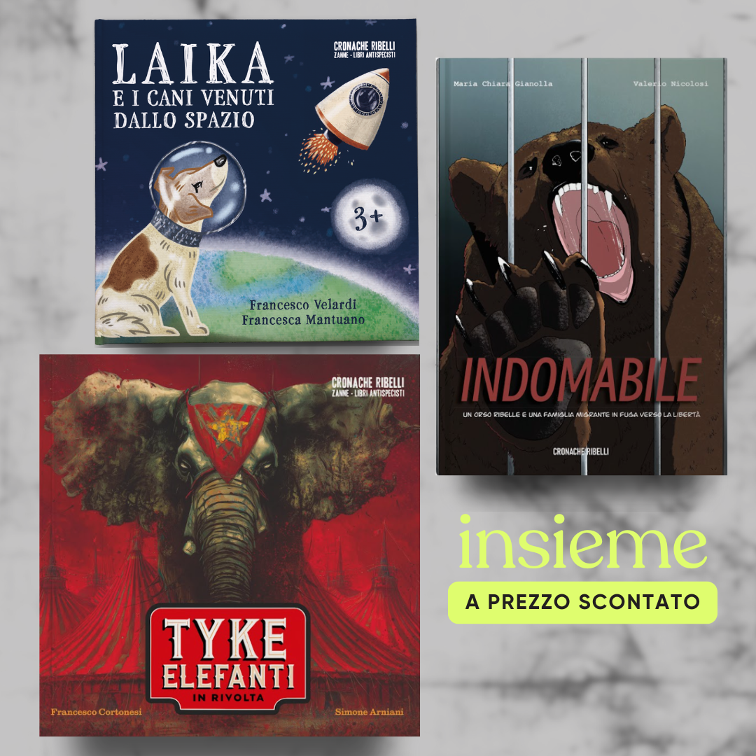 Animali illustrati - "Laika + Indomabile + Tyke"